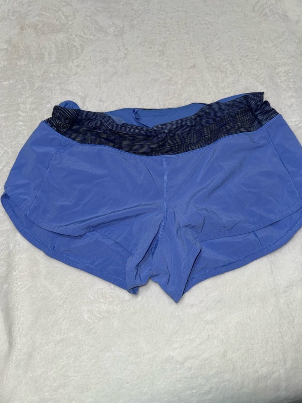 lululemon Speed up Short 2.5” - Light Horizon /Linear Flux Ice Gray Multi